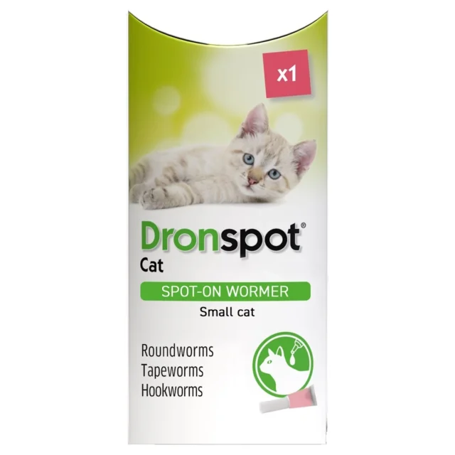 Dronspot Spot On Wormer for Small Cats